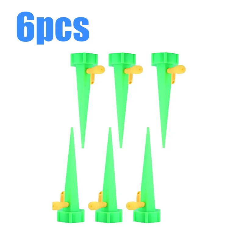 6-24 Stück Automatisch Einstellbares Tropf-Spike-Bewässerungssystem für Wasserflaschen, Selbsttropfgerät für Zimmerpflanzen, Blumen und Gewächshäuser