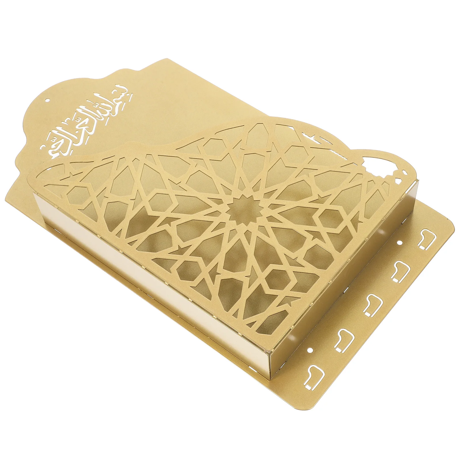 

Wall Storage Rack Home Decor Islamic Golden Car Accessories Eid Keychain Decorate Key Holder Metal Painting