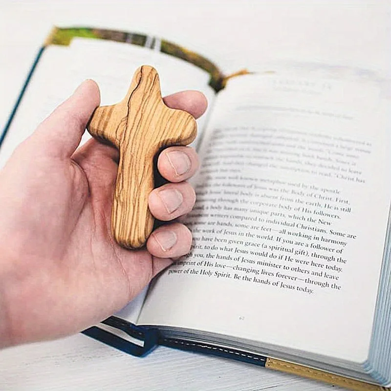 النخيل الصليب الخشب الزيتون السلس اليد الصليب خشبية الصلاة الصليب المسيح الحلي عقد الصلبان الدينية سحر قلادة قلادة