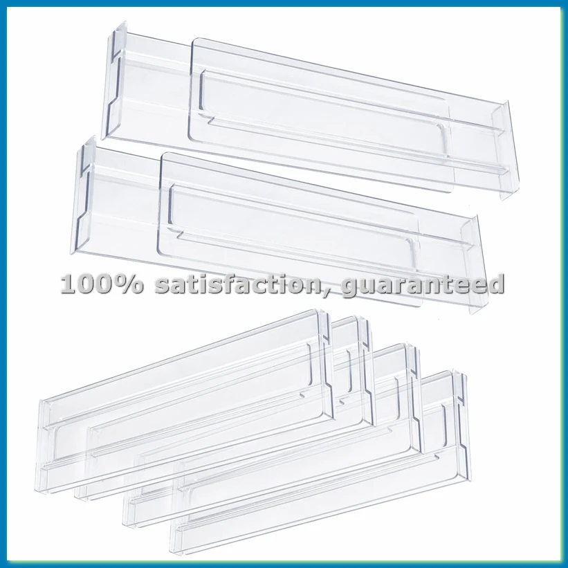 引き出し仕切り-8個パック、高さ32インチで調整可能、11～206インチまで拡張可能、キッチン引き出しオーガナイザー、透明プラスチック-at35