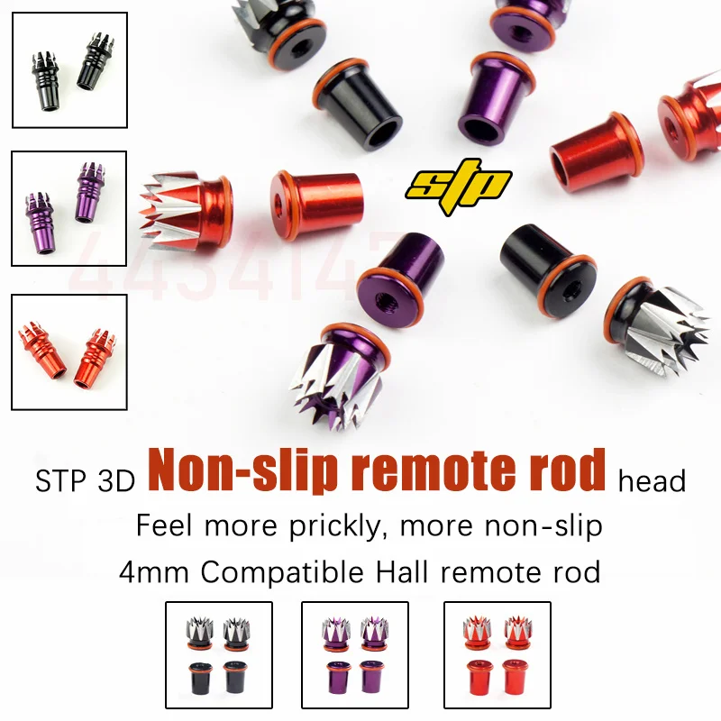 STP 3D M3/M4 Split/Integral Type Rocker Head Anti-slipping Metal Transmitter Stick Non-slip for Frsky X9D/SE FPV RC