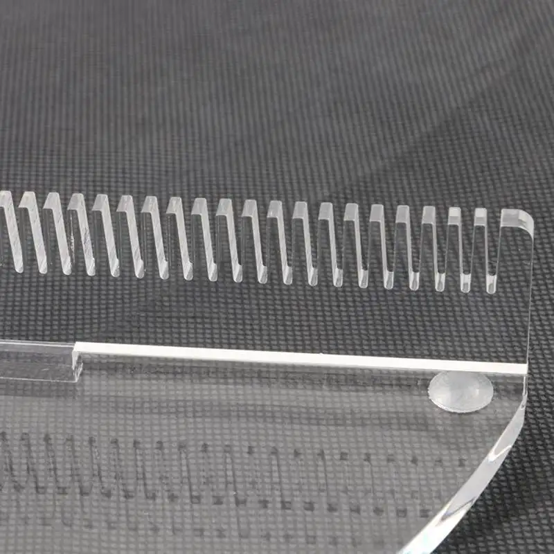 Transparenter Haarstationsständer aus Acryl