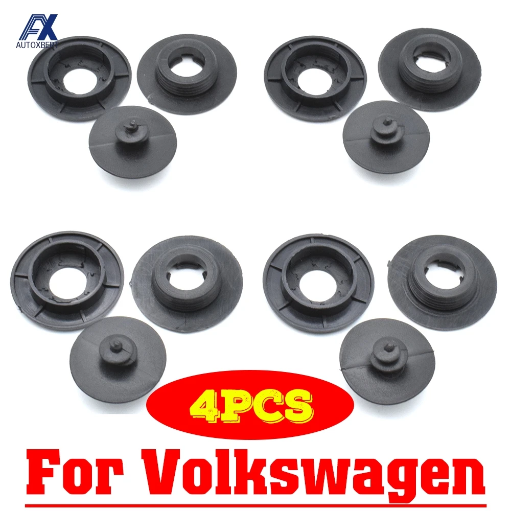 Pinces de fixation de tapis de sol de voiture pour VW, supports de fixations de retenue, boucles antidérapantes, 4 pièces, tous les modèles