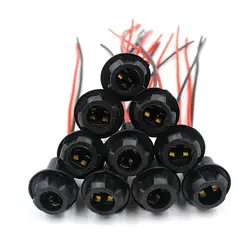 10Pcs T10 W5W 168 194 Lamp Socket  Auto Car Socket Connector Extension LED Wedge Light Base Replaces OEM / LED Xenon (HID) Bulb