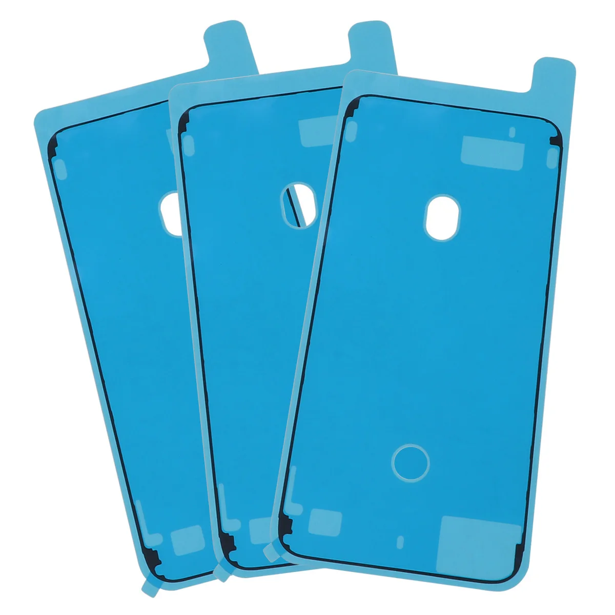 

3Pcs Phone Waterproof Back Cover LCD Glue Sticker Adhesive Waterproof Seal Strong Fit for Iphone Black Easy Remove No