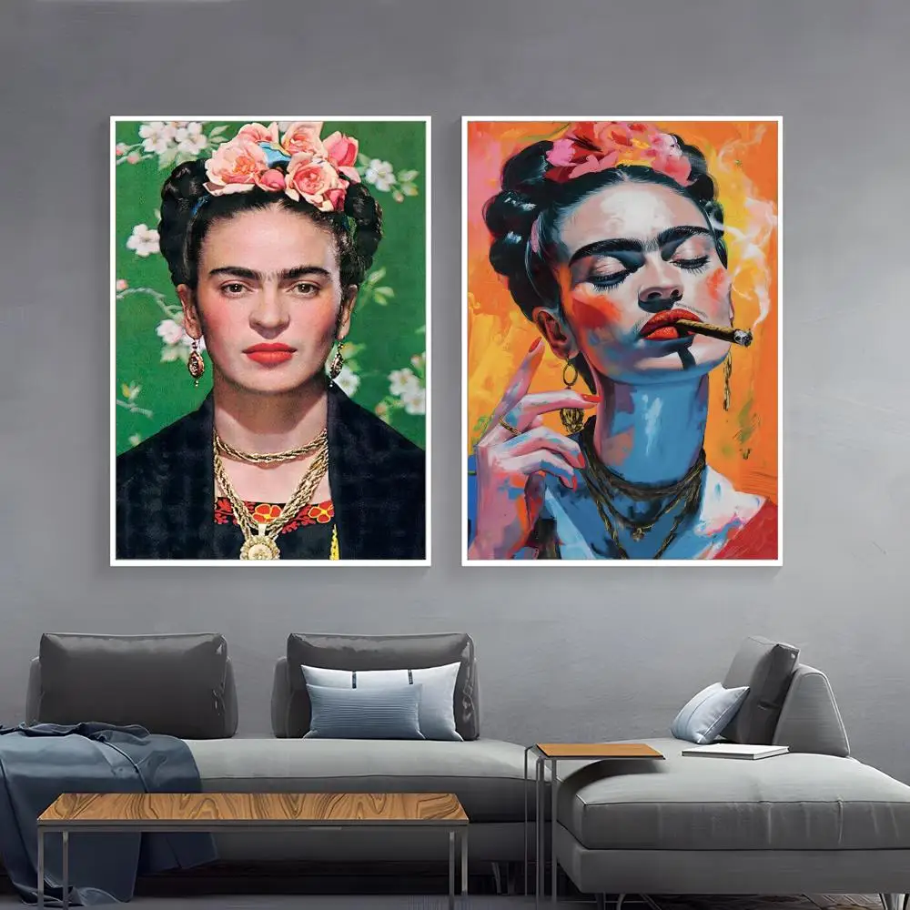 F-Frida K-Kahlo Art Poster Paper Print Home Living Room Bedroom Entrance Bar Cafe Art Painting Decoration