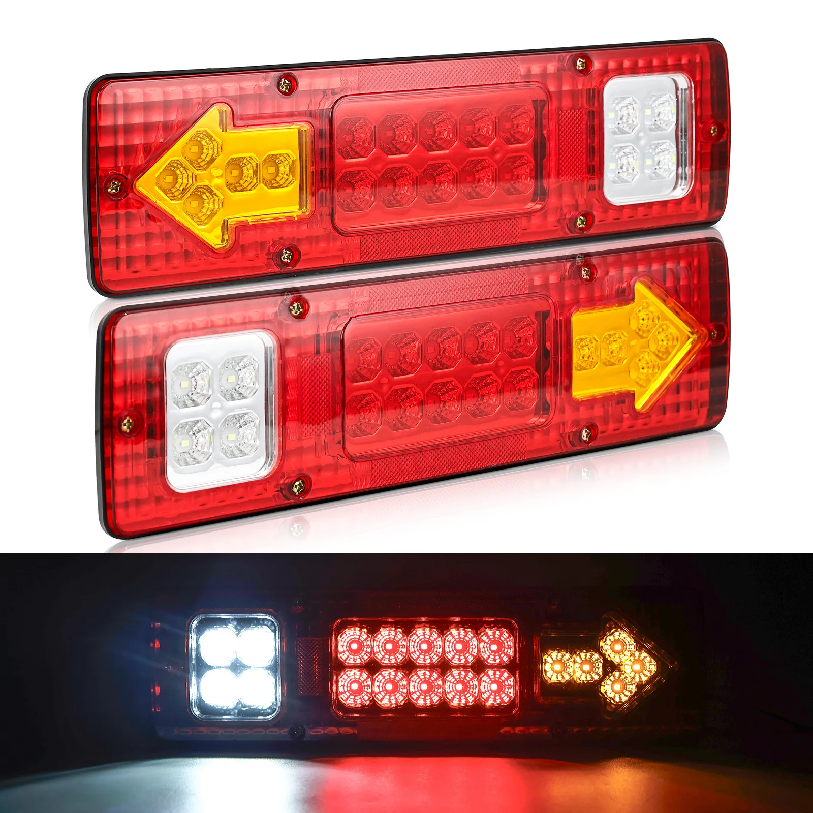 

LED Tail Light Versatile Lighting Options Universal fit for most vehicle 12V DC Enhanced Visibility