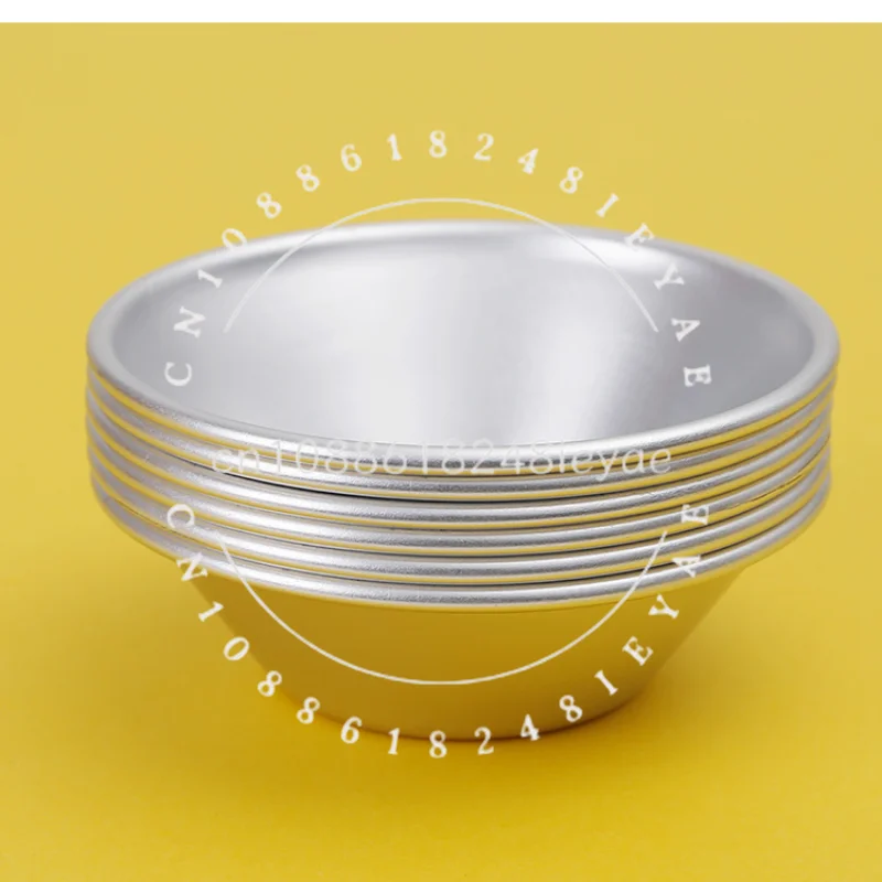 Aluminum Egg Tart Mold Reusable Set Disposable Non-stick Tinfoil Egg Tart Holder Baking Gadget