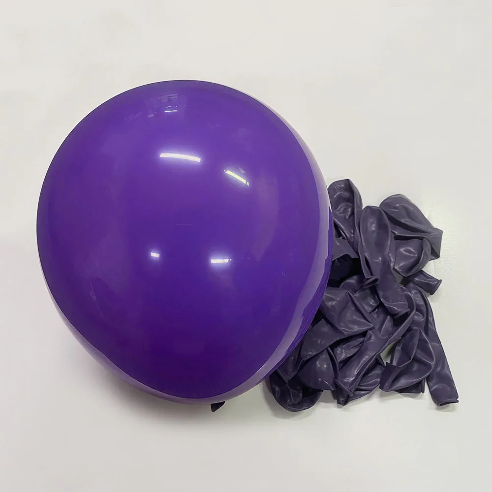 20 Stück 12/10/5 Zoll lila Latexballons Geburtstagsfeier Boho lila Ballons Hochzeit Babyparty Dekoration Lieferungen