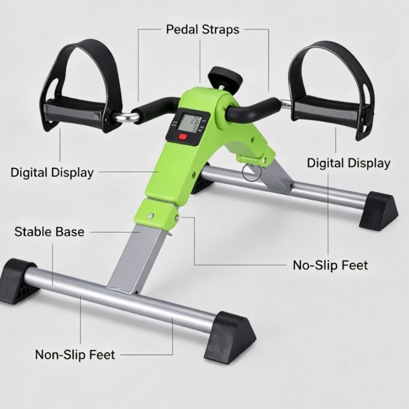 Home Mini Stepper Indoor Cardio Fat Burner Leg Trainer Exercise Bike Fitness Gear 2