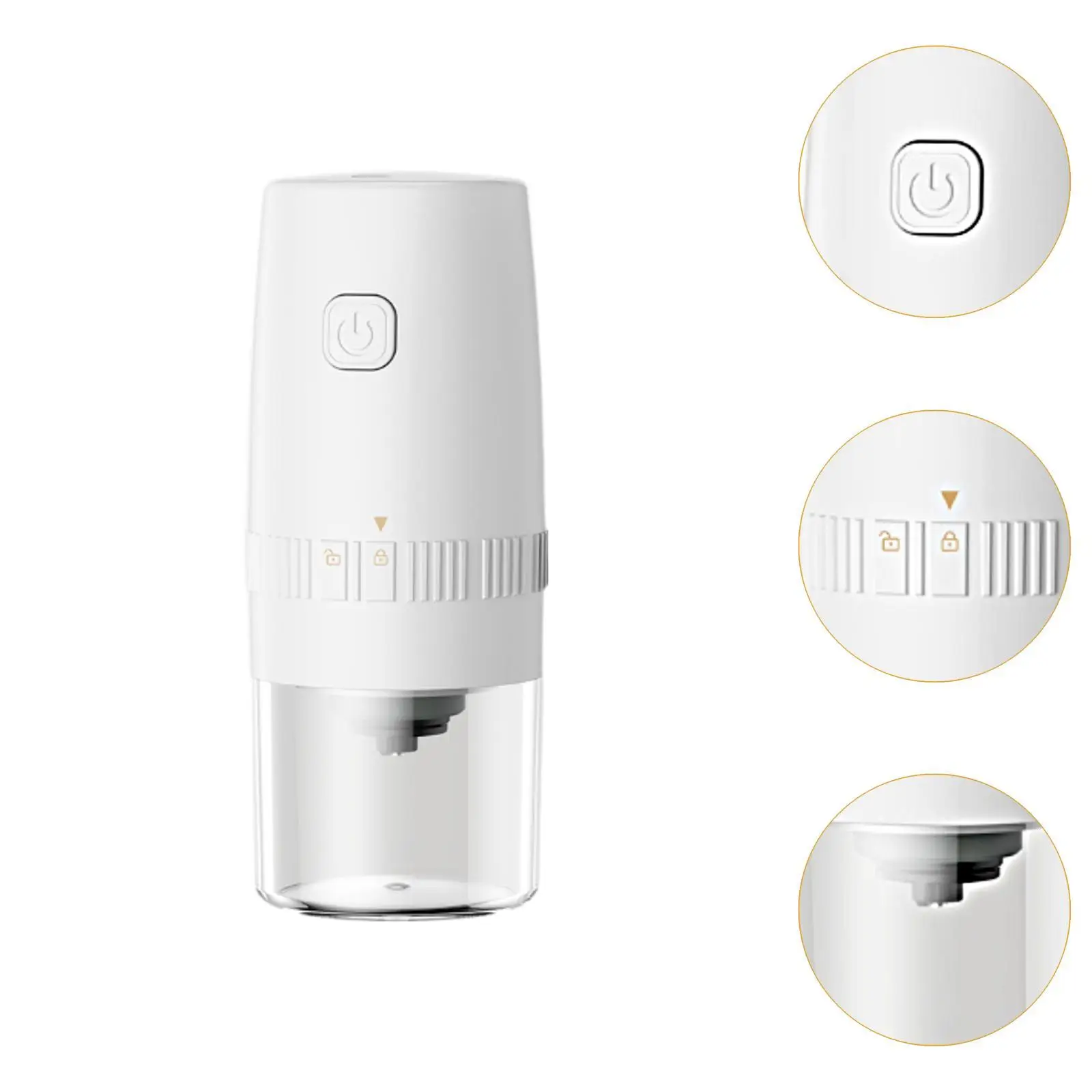 Kleine elektrische molen Burr koffiemolen Draagbare verstelbare minimolen