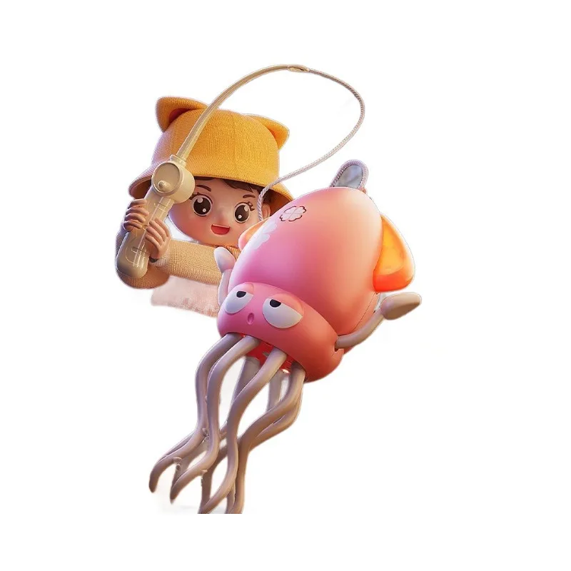 Gorąca Nowość 2025 Tańcząca Ośmiornica Dziecięca Elektroniczna Zabawka Domowa Kreskówkowa Interaktywna Rozwijająca Ruch Edukacyjna Zabawka dla Malucha Prezent na Boże Narodzenie