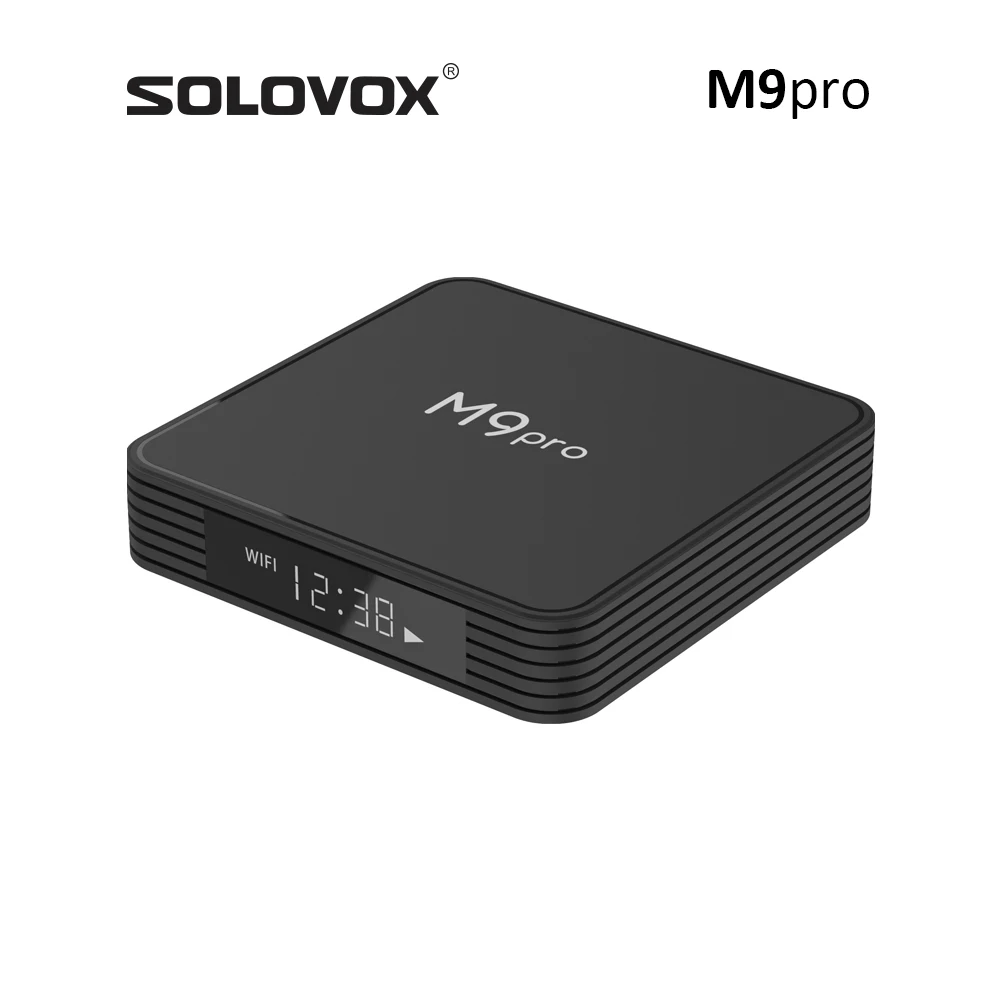 SOLOVOX 2024 M9 Pro MGPTV Android 11 OTT CAJA 4G 64G 1000M LAN S905X4 Quad Core WiFi5G BT5 MGP Stalkerid IP TV M9pro Receptor