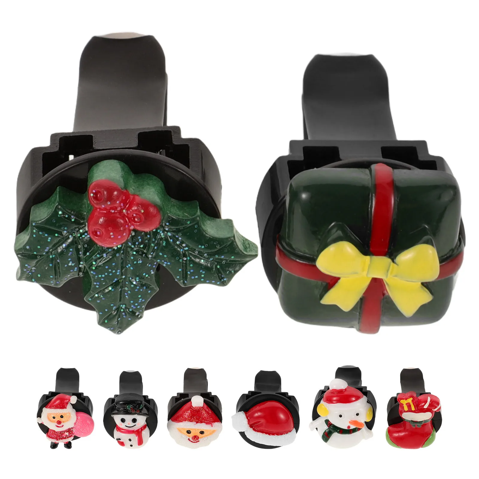 

8pcs Car Air Freshener Clips 9 Scents Refillable Perfume Diffuser For Car Interior Dashboard Decor Christmas Vent Clip