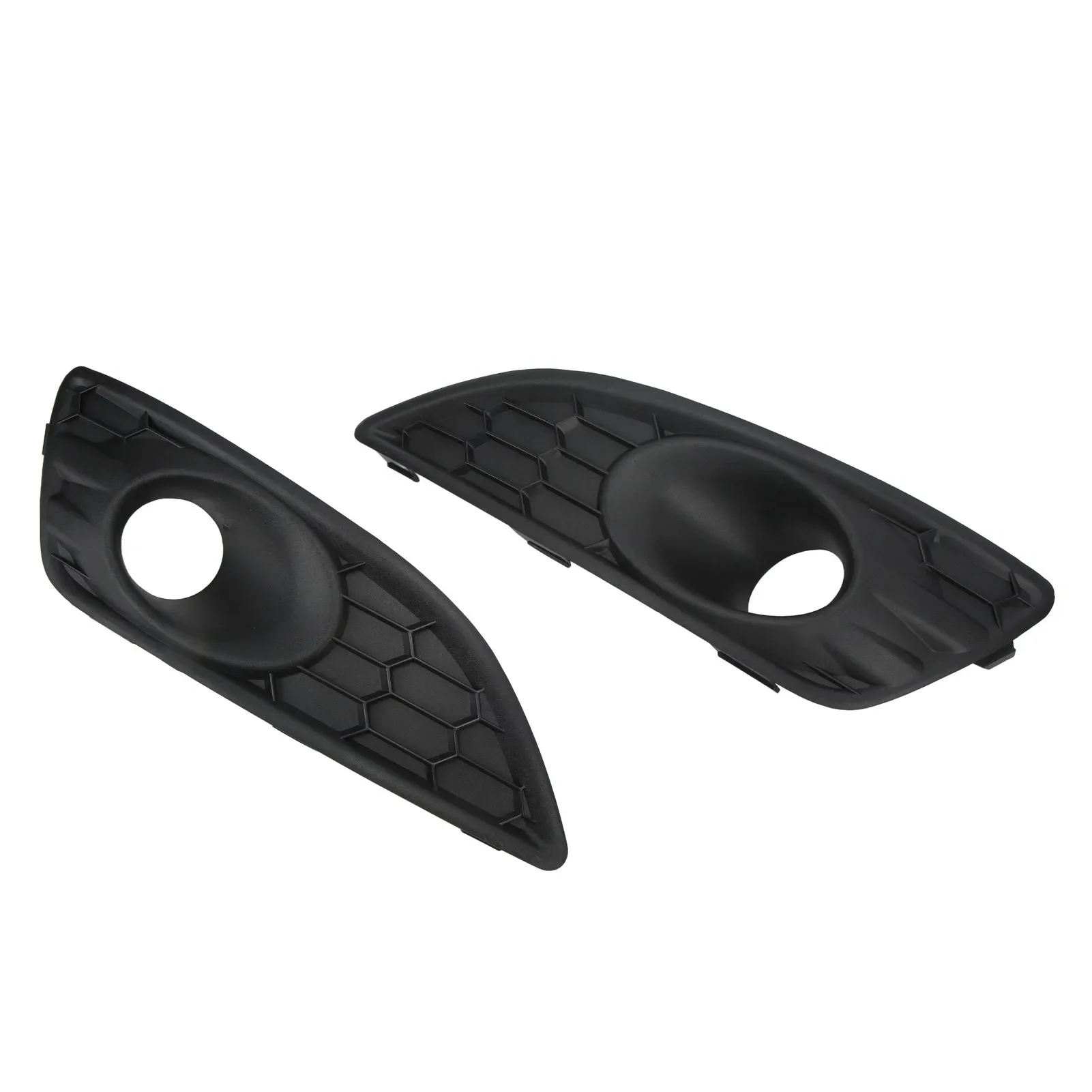 

1 Pair Front Bumper Fog Lamp Grille (Blind Hole) - Fog Light Cover for Ford Fiesta JA8, High-Quality ABS Replacement & Weather-R