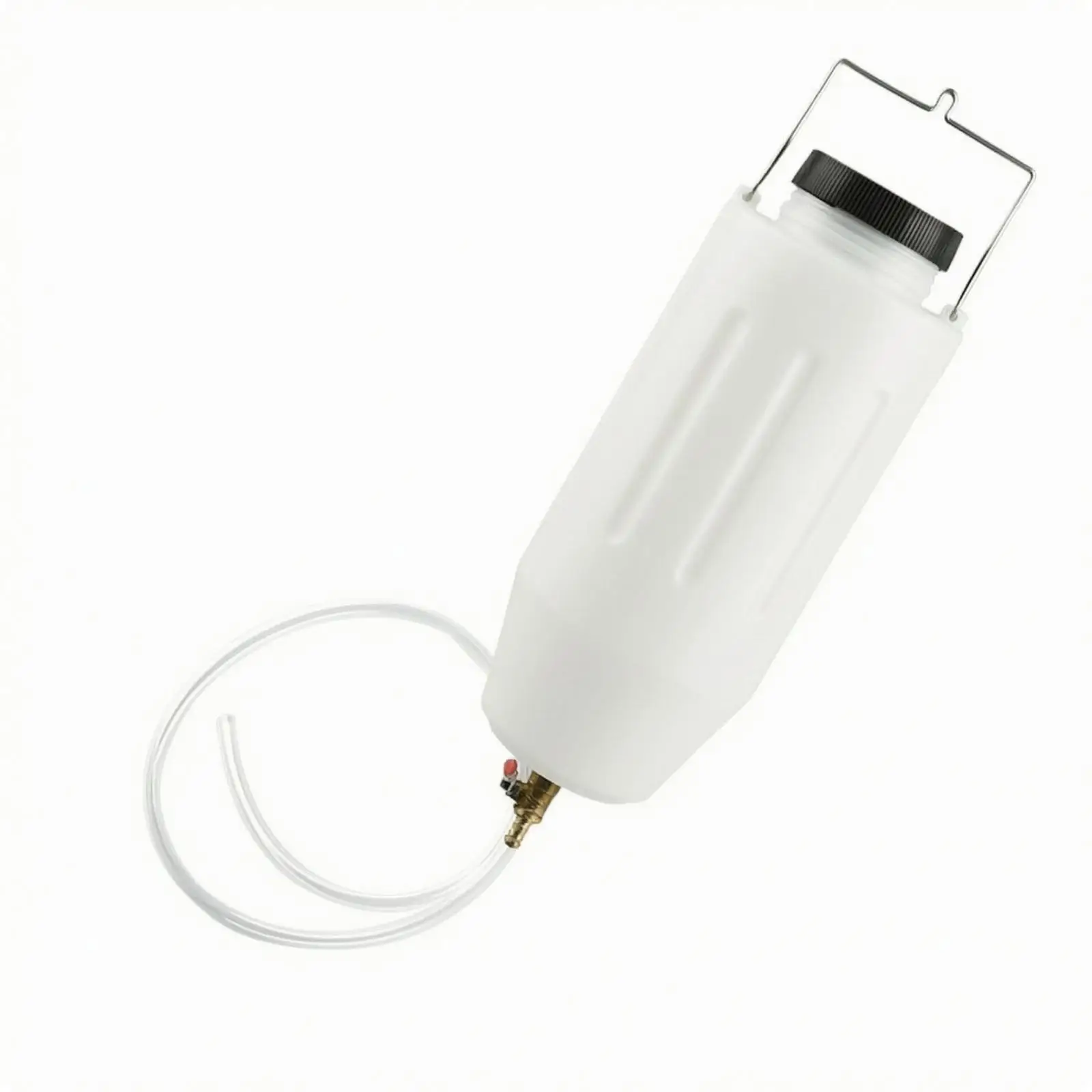 Industrial Grade Oil Dispenser Bottle 4L with Red Lever Spigot Flexible Tube for Precise Fluid Control