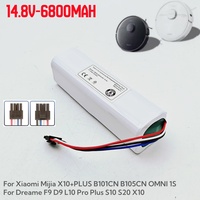 AIMJIN 14.8V 6.8Ah X10+PLUS B101CN OMNI 1S for Xiaomi Mijia and Dreame F9 D9 L10 Pro Plus S10 S20 X10 Sweeping Mopping Robot