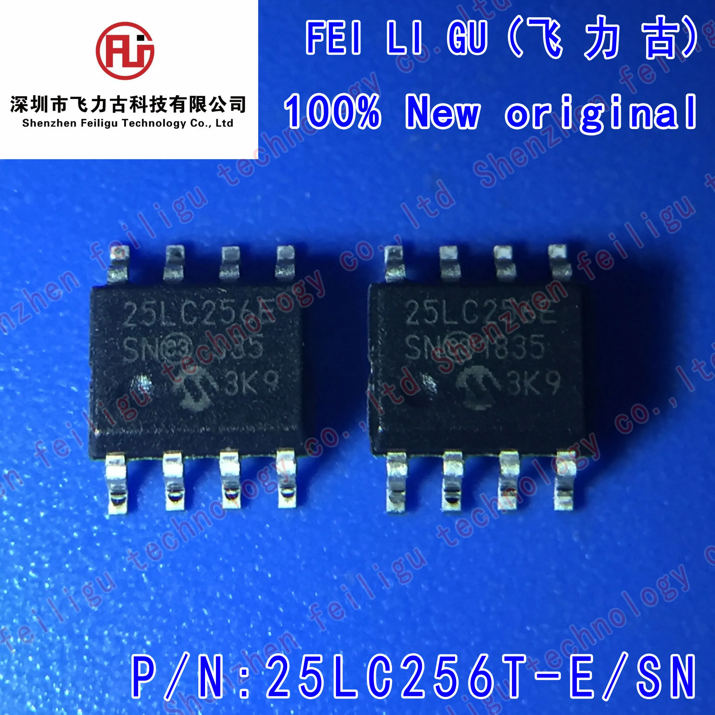 

5/15/30/50PCS 100% New Original 25LC256T-E/SN 25LC256-E/SN 25LC256E SN Package:SOP8 EEPROM 256Kb Memory Chip