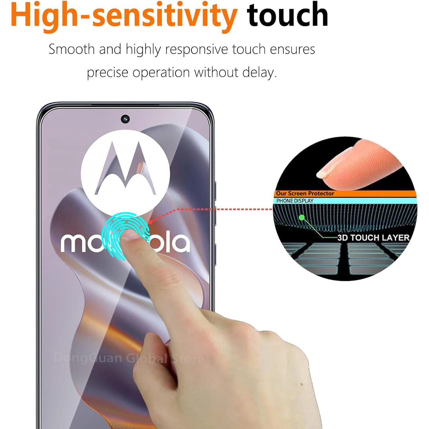 2/3/4 unidades de vidro temperado para Motorola Moto Edge 50 Neo filme protetor de tela de vidro temperado