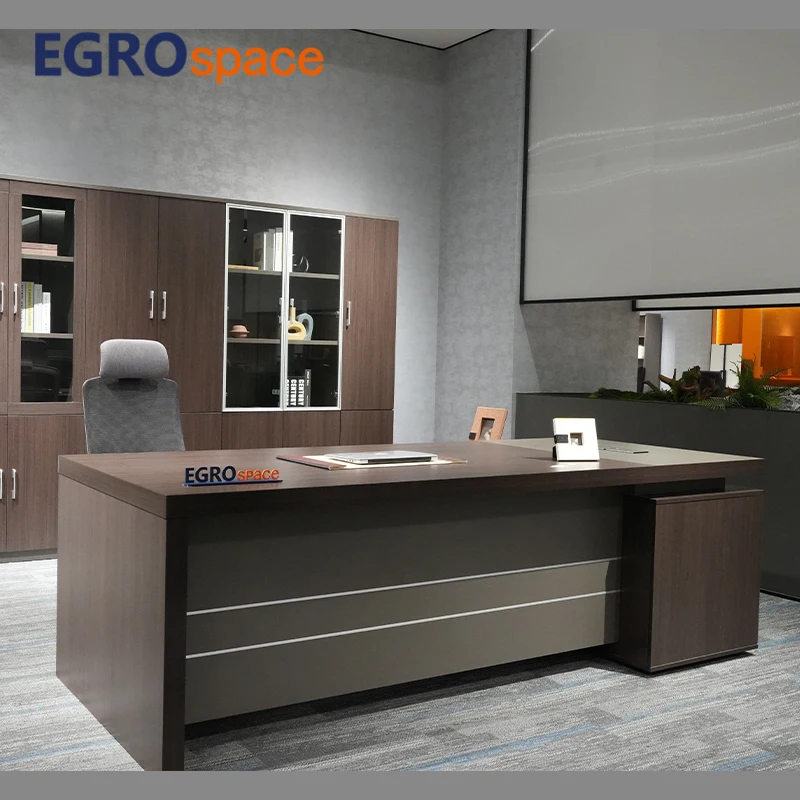 

Modern Luxury Style Manager Office Melamine Ceo Furniture Director Executive Table