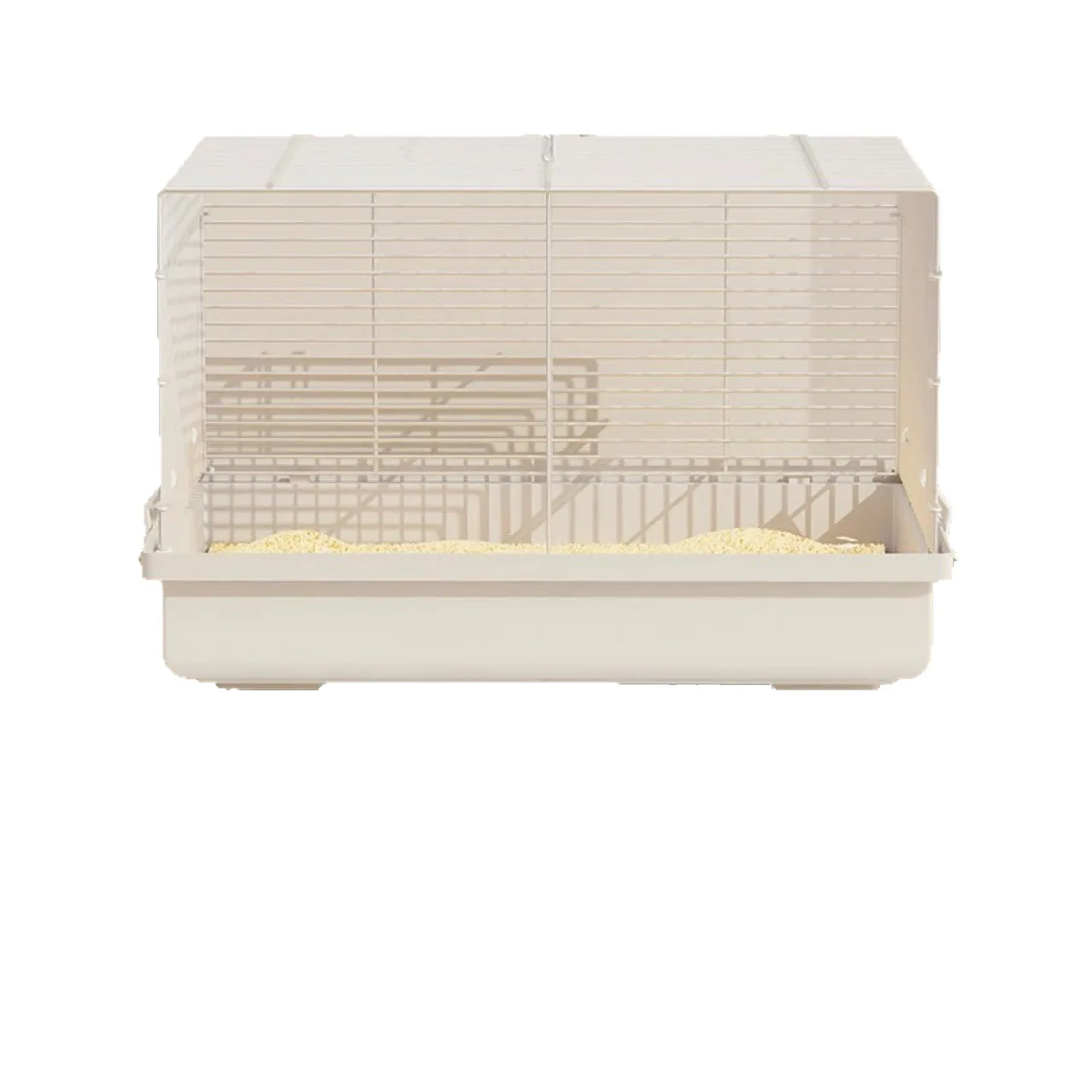 Luxury Double Room Hamster Cage Solid Pattern Eco-friendly Classics Style Plastic Cage For Small Animals Button Closure All