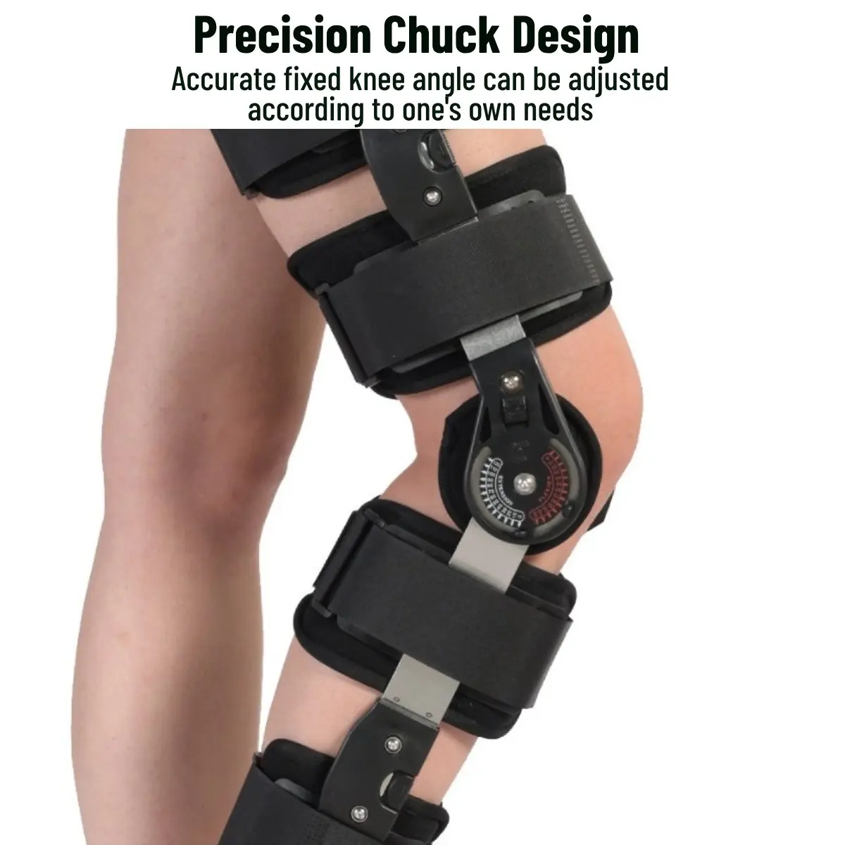 Adjustable Knee Joint Fixation Brace, Lower Limb Bracket Fracture, Ligament Strain Orthosis, Meniscus Rehabilitation