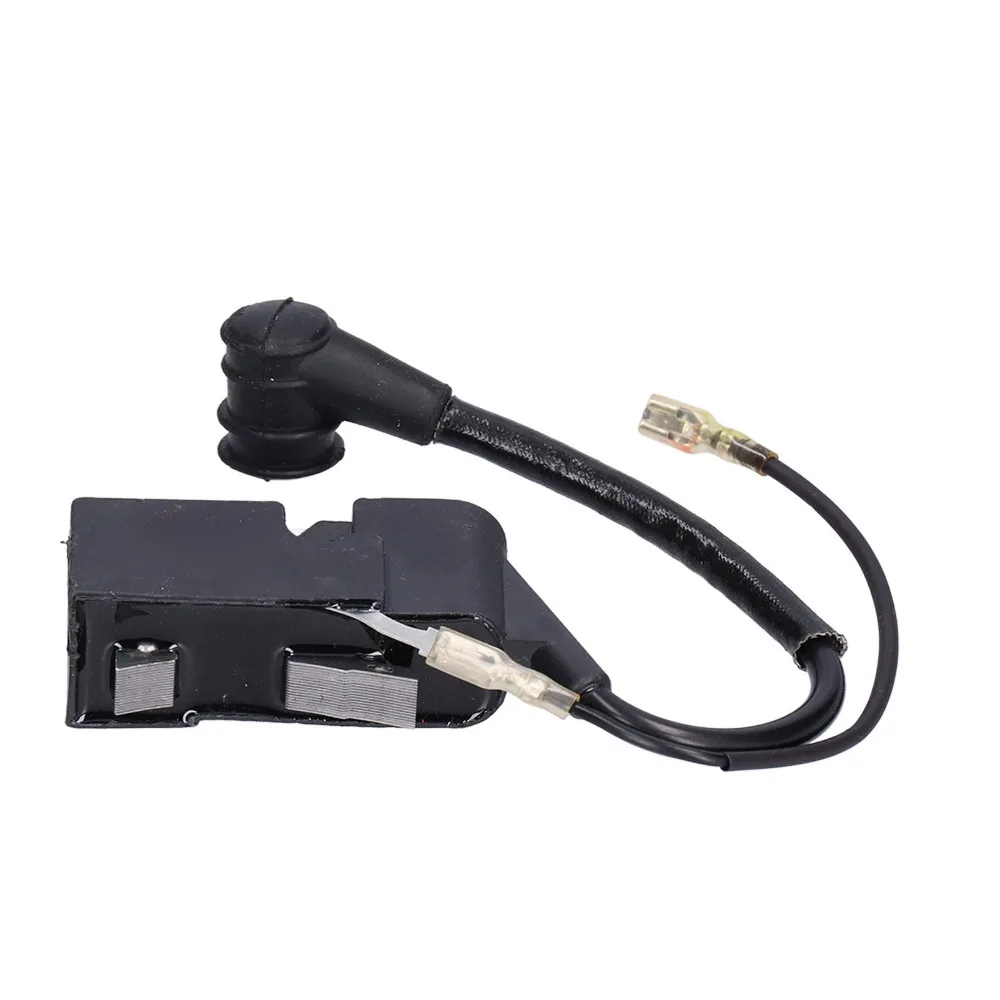 Black Ignition Coil Module With Wire Metal Ignition Coil Kit High Voltage Output for 4500 5200 5800 45cc 52cc 58cc Chainsaw