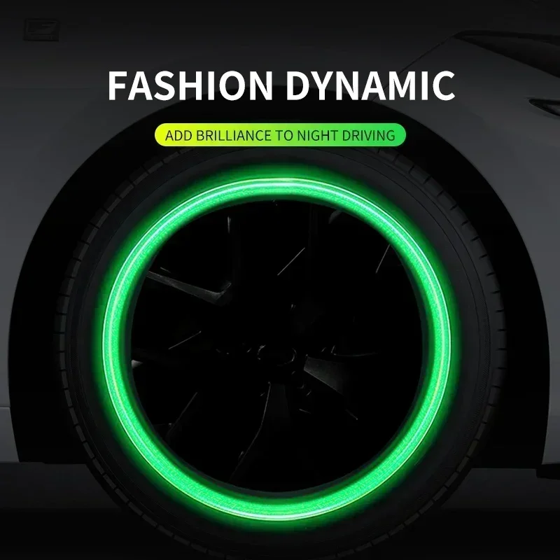 4pcs New Luminous Car Tire Valve Caps Wheel Tyre Rim Stem Covers For Toyota GR GAZOO RACING Toyota Yaris Hilux Corolla Prius