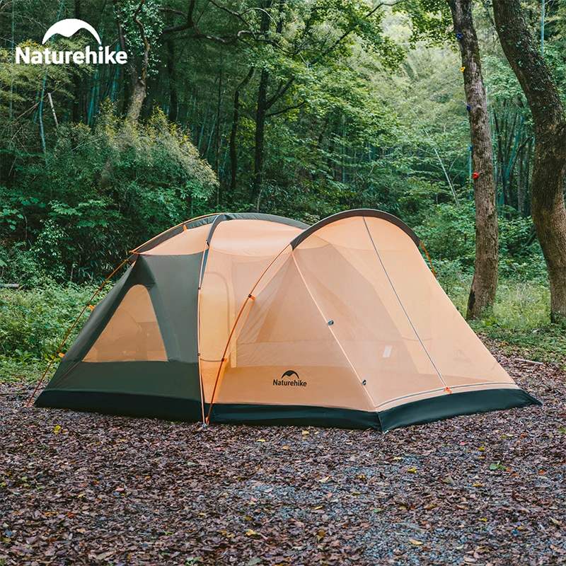 

Палатка Naturehike Kota Cloud для кемпинга, с вентиляцией, просторная, на 8-10 человек, водонепроницаемая, для семейного отдыха на природе