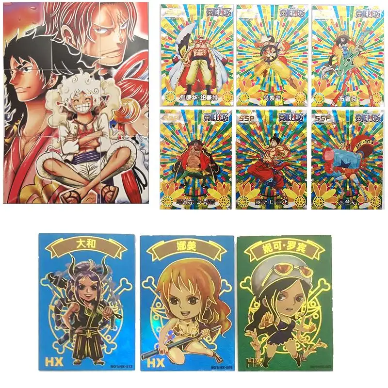 

One Piece Sr Ssr Pk Ssp Series Luffy Hancock Shanks Anime Characters Collection Flash Card Cartoon Toy Game Card Christmas Gift