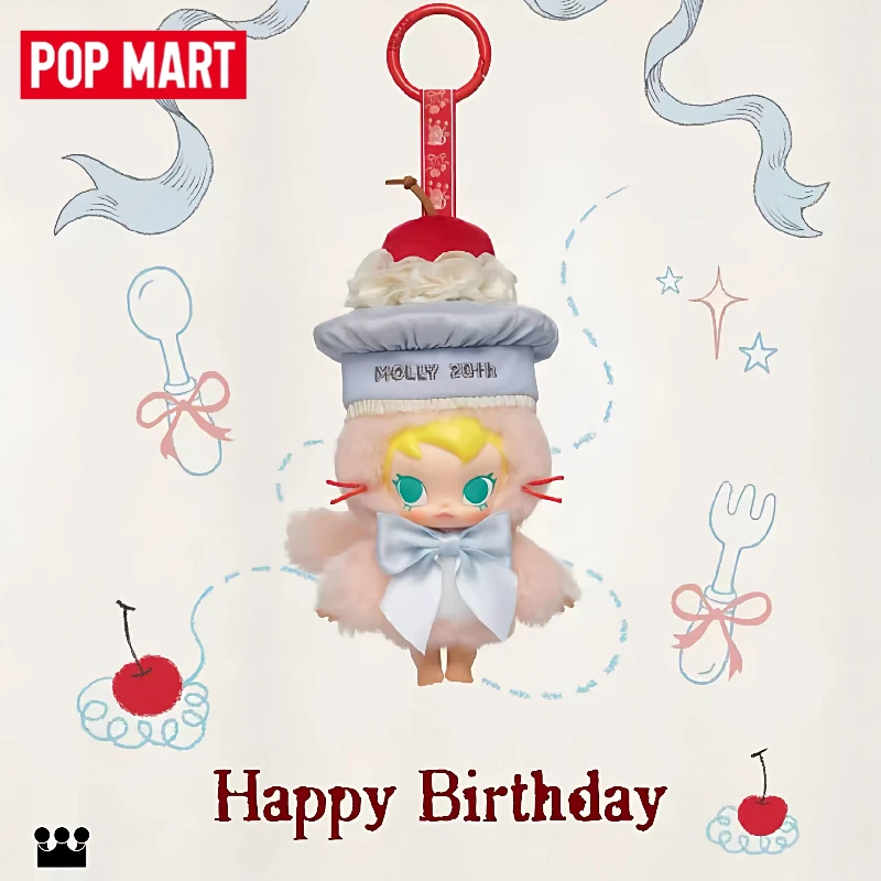 

New Genuine POP MART Baby Molly 20th Anniversary Vinyl Plush Pendant Ornament Gift