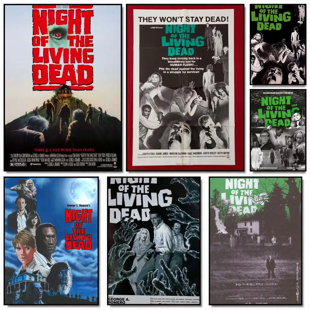 classic movie N-Night of the Living Dead-D Painting Calligraphy Artwork for Home Bedroom Office Wall Decoration Gift