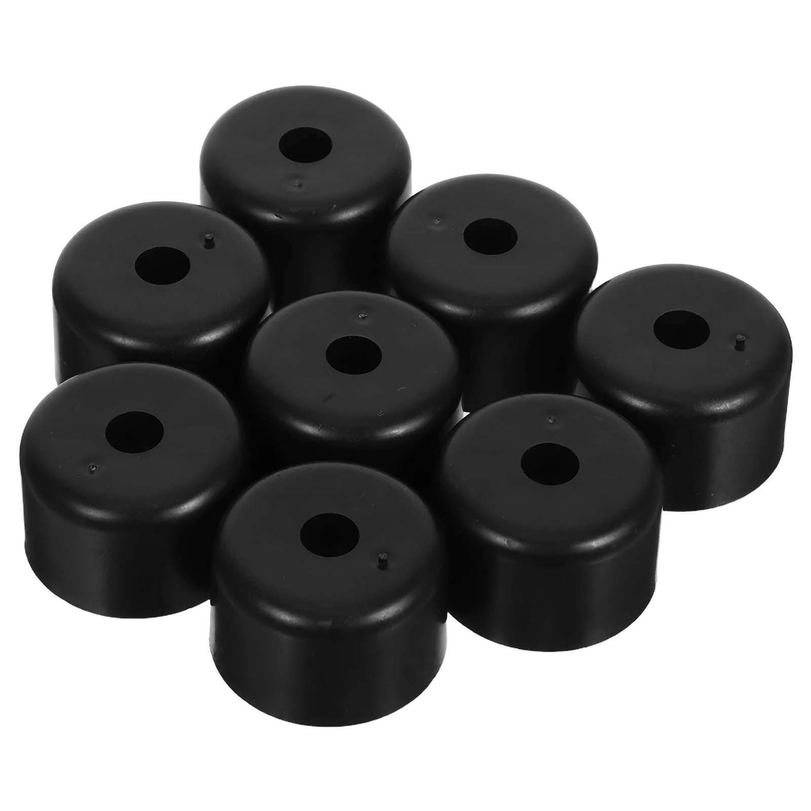 8pcs Round Sofa Feet Plastic Furniture Legs Replacement Anti-Scratch Caps For Couch Cabinet Chair Support Hardware Furniture