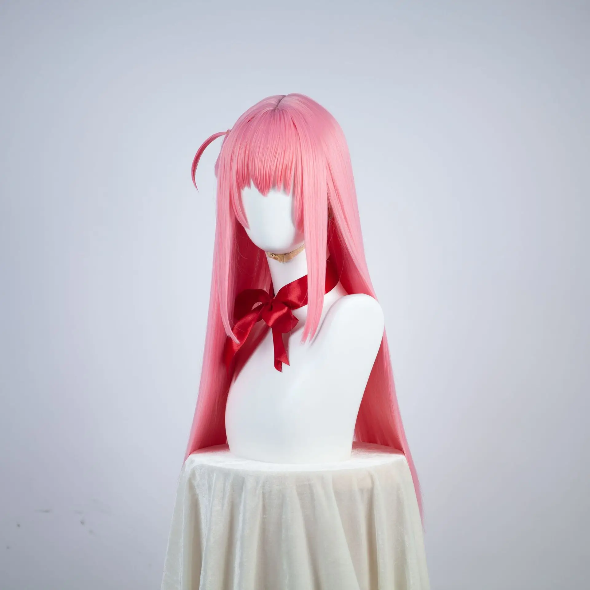 Lonely Rock, Kiyomi Goto's Solo Cos, Anime, Goto Ichiri, Cosplaypruik met roze lang haar