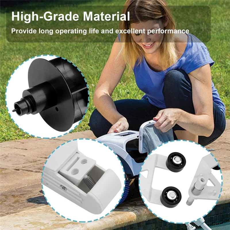 

WORTHOWN-13Pcs AXV621DAT Pool Vac Turbine Kit For Hayward Automatic Pool Cleaner Compatible With AXV036BP AXV601CAT