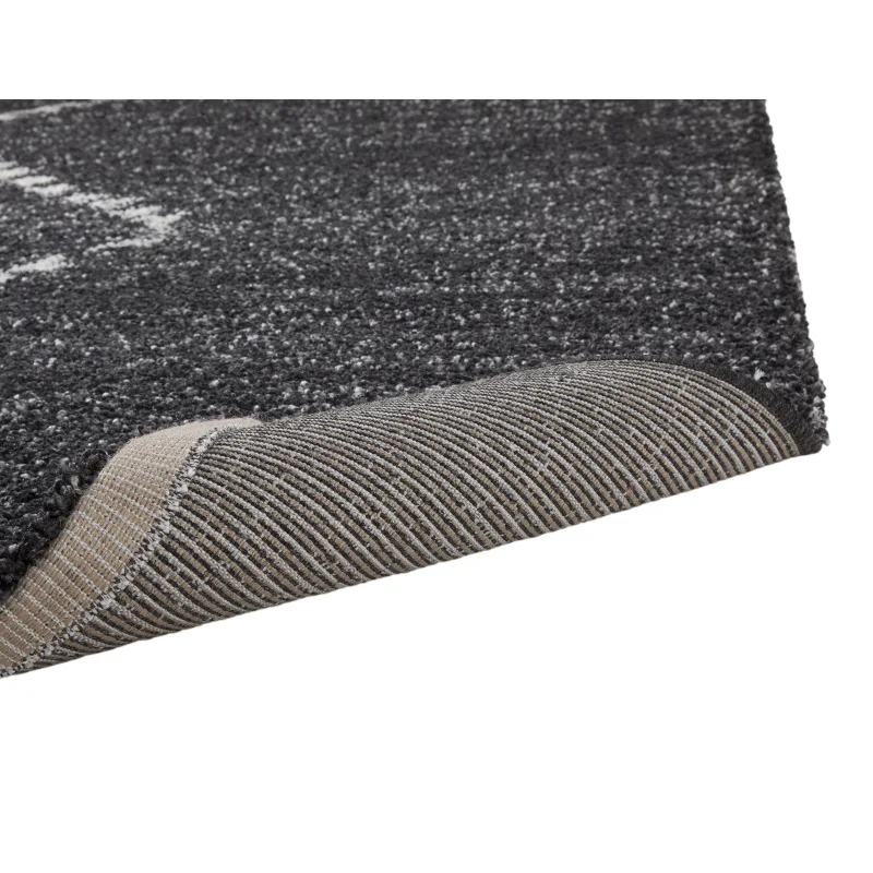 سجادة منطقة غرناطة آشر باللون الأسود/العاجي