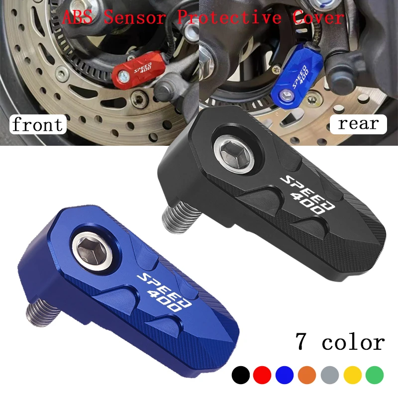 

Защита датчиков ABS для переднего и заднего колеса мотоцикла TRIUMPH Speed 400 SPEED400 2023-2026 2024 2025, аксессуары для мотоциклов, CNC