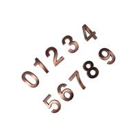 Adhesive Bronze House  Hotel Compartment Building Apartment Door  Address Digits Digital Sticker Plate Sign Number Sticker