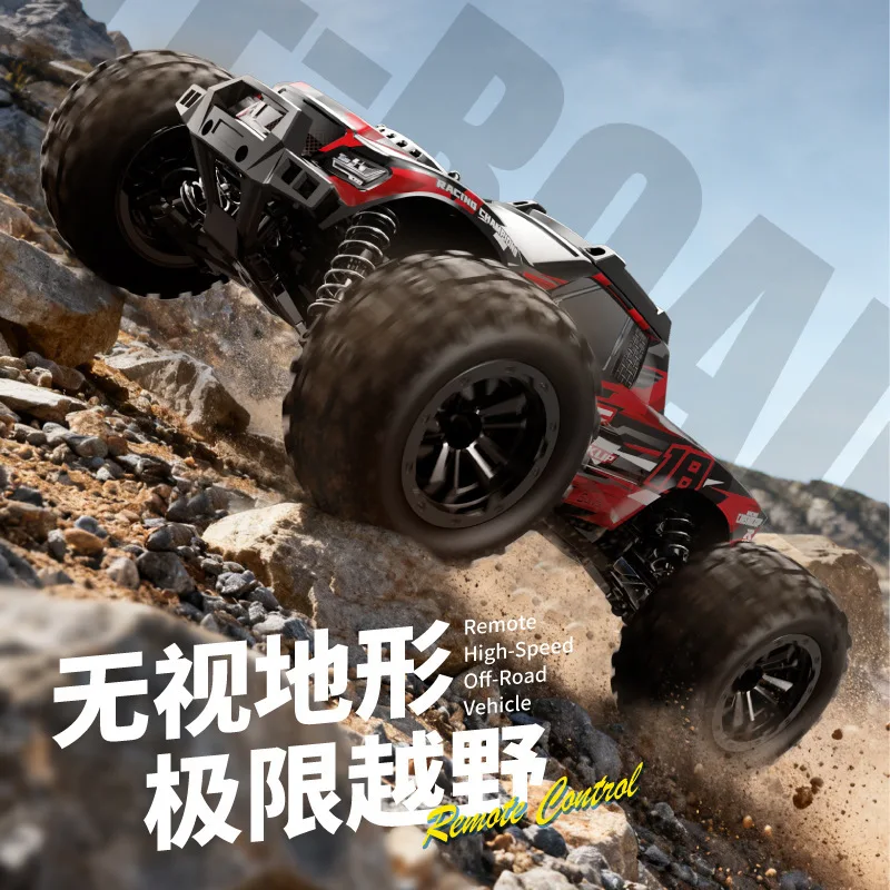 Fierce Remote Control Monster Truck 1 16 Full Scale Four Wheel Drive High Speed Off Road Brushed Racing Car All Terrain Vehicle