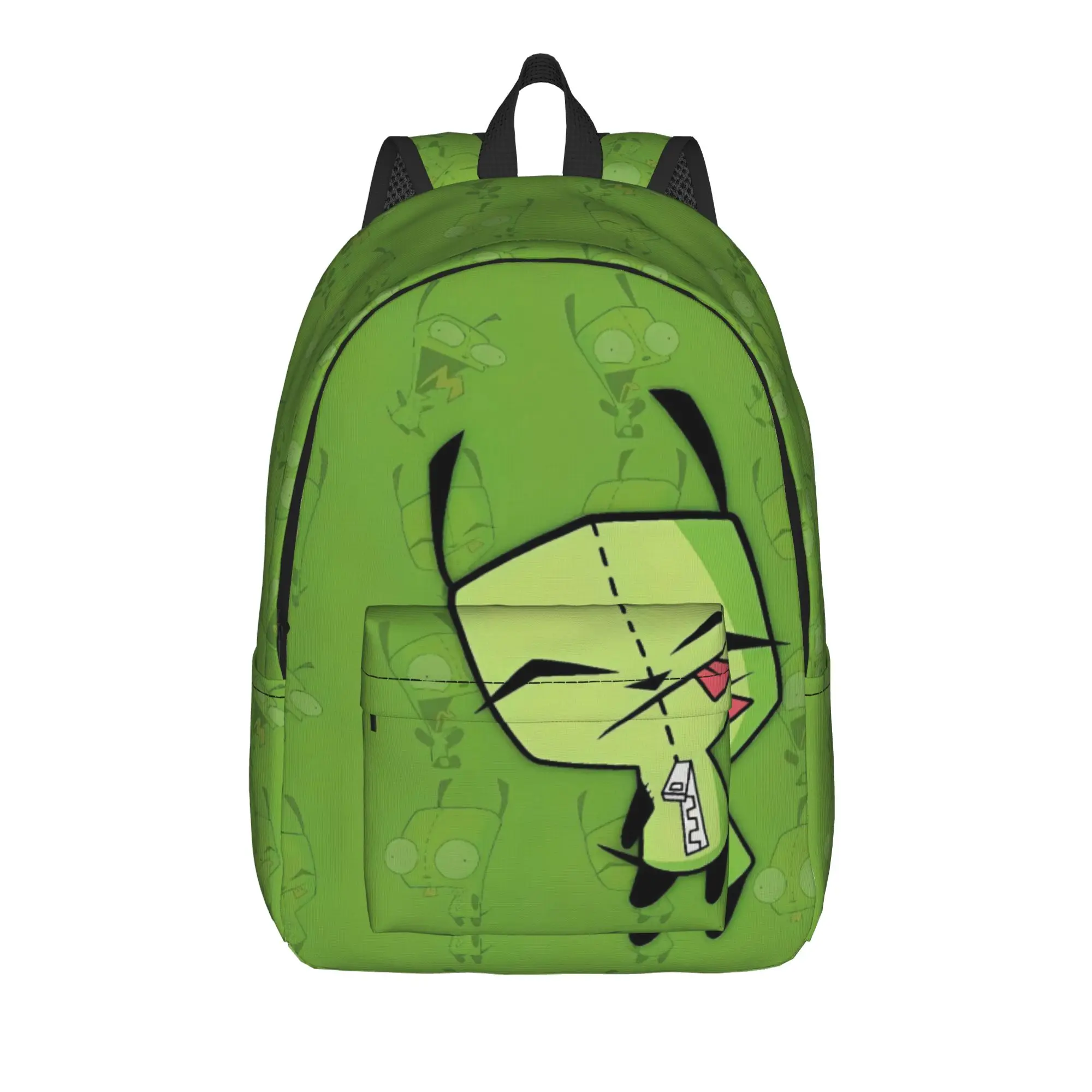 Invaders Zims Cartoon Backpack  Boy Girl Polyester Travel Backpacks Durable Streetwear School Bags Rucksack