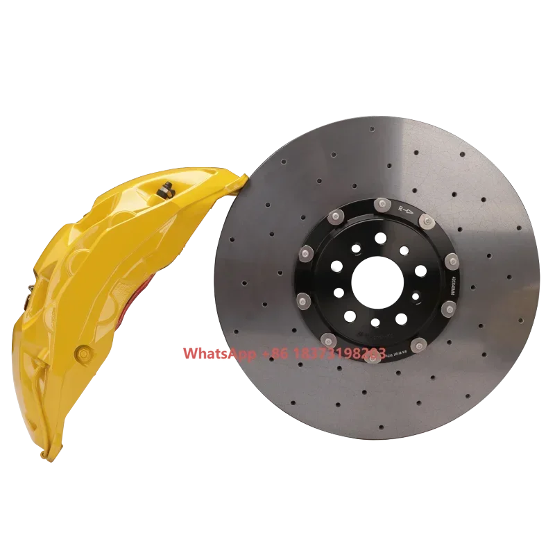 Customized Carbon Ceramic Brake Disc 405mm 440mm Rotors for Akebono 10N 10 Piston Brake Calipers Kit for Porsche Bentley VW