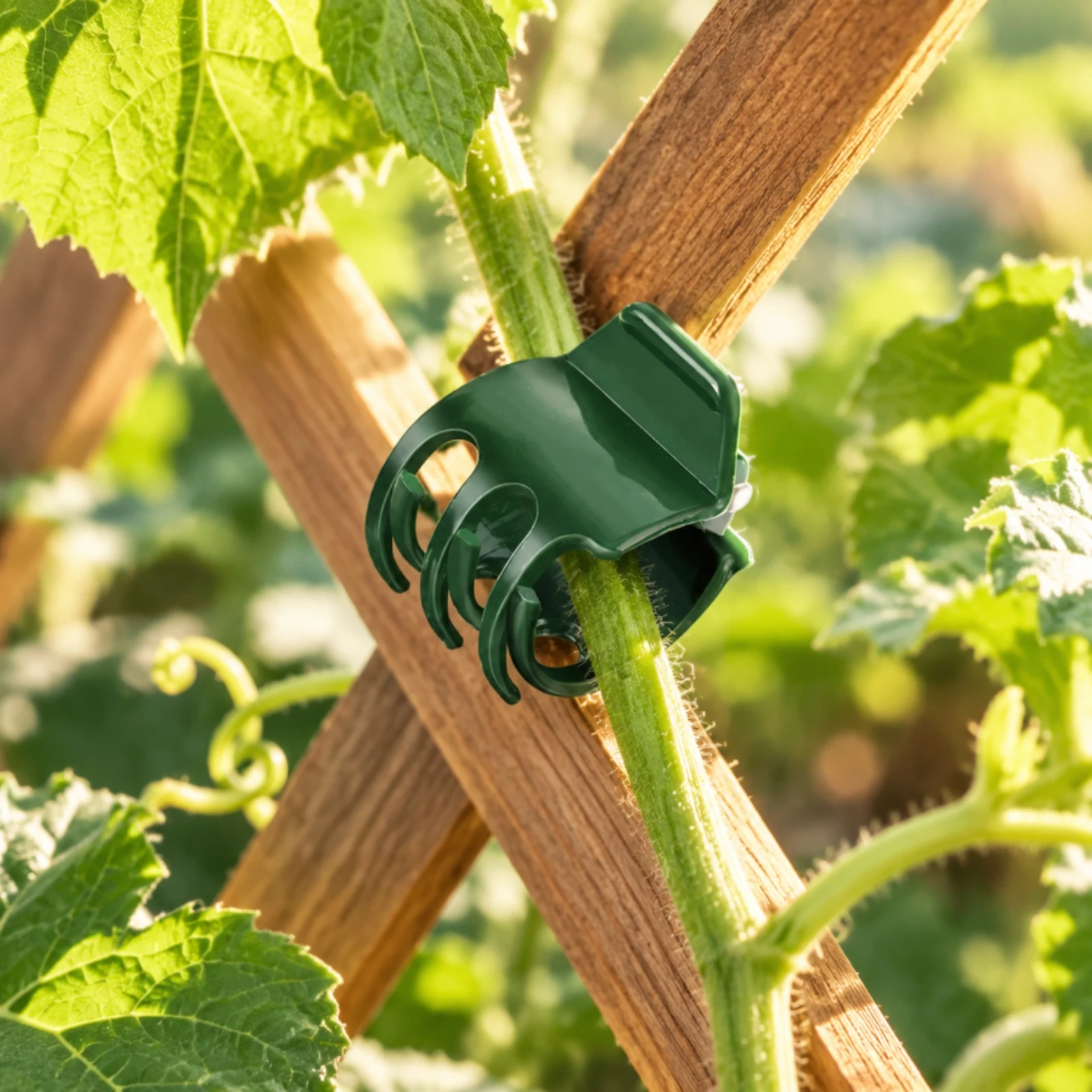 Plant Fixing Pin Water-Resistant Garden Plant-Fixing Clip with Plastic Fork Stakes Strawberry Runner Clip Easy-to-Use