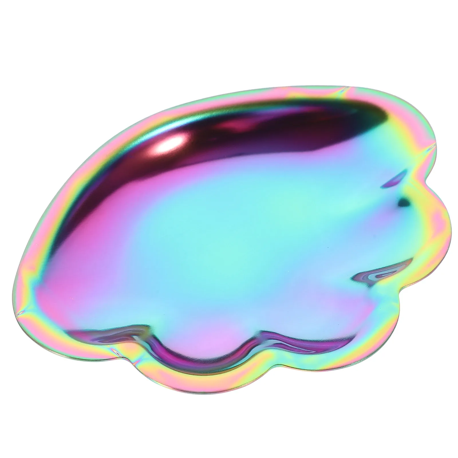 

Shell Shaped Jewelry Tray Stainless Steel Seashell ganizer Plate Earring Holder Ring Dish Storage Display Container Key Holder