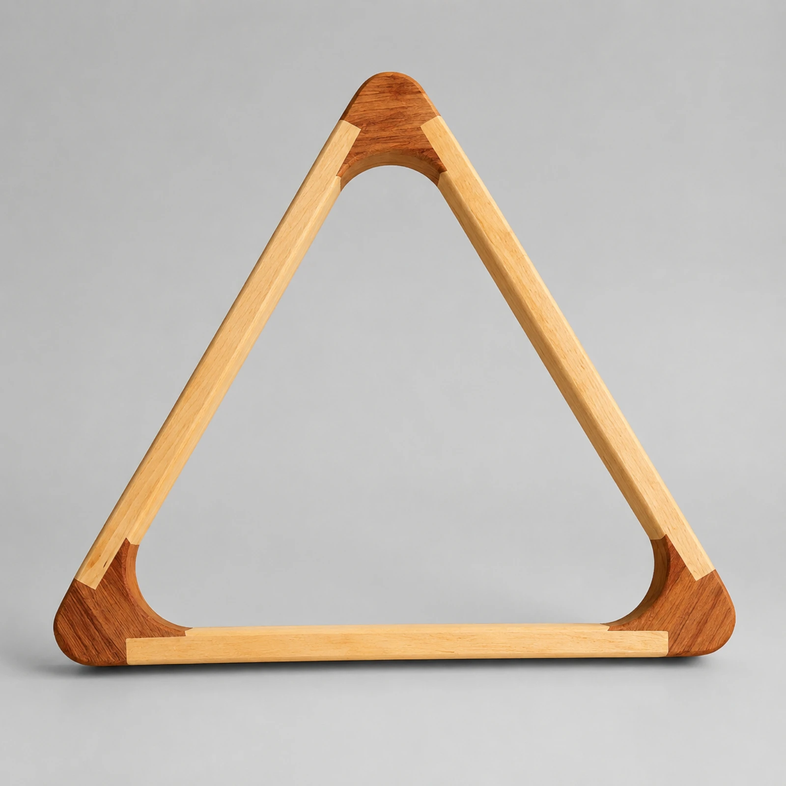 Triangular Pool Rack with Reinforced Corners Rounded Edges Wooden Billiard Ball Rack Wooden Billiard Ball Triangle Classic