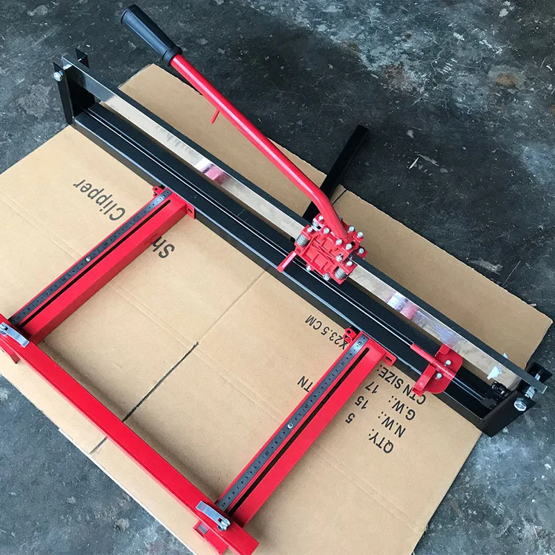 800MM Ceramic Tile Cutter Push Knife Manual High Precision Marble Floor Tile Cutting Machine With Infrared Laser Positioning
