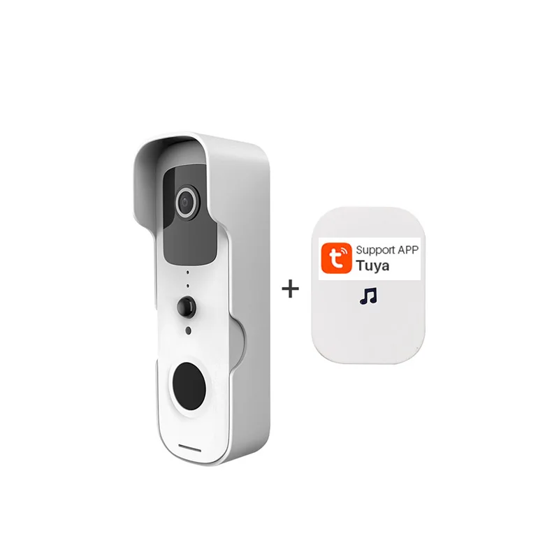 HD Smart Home Video Long Battery Life WiFi Video Doorbell Camera With Two Way Intercom Wireless Ring Tuya Doorbell Camera