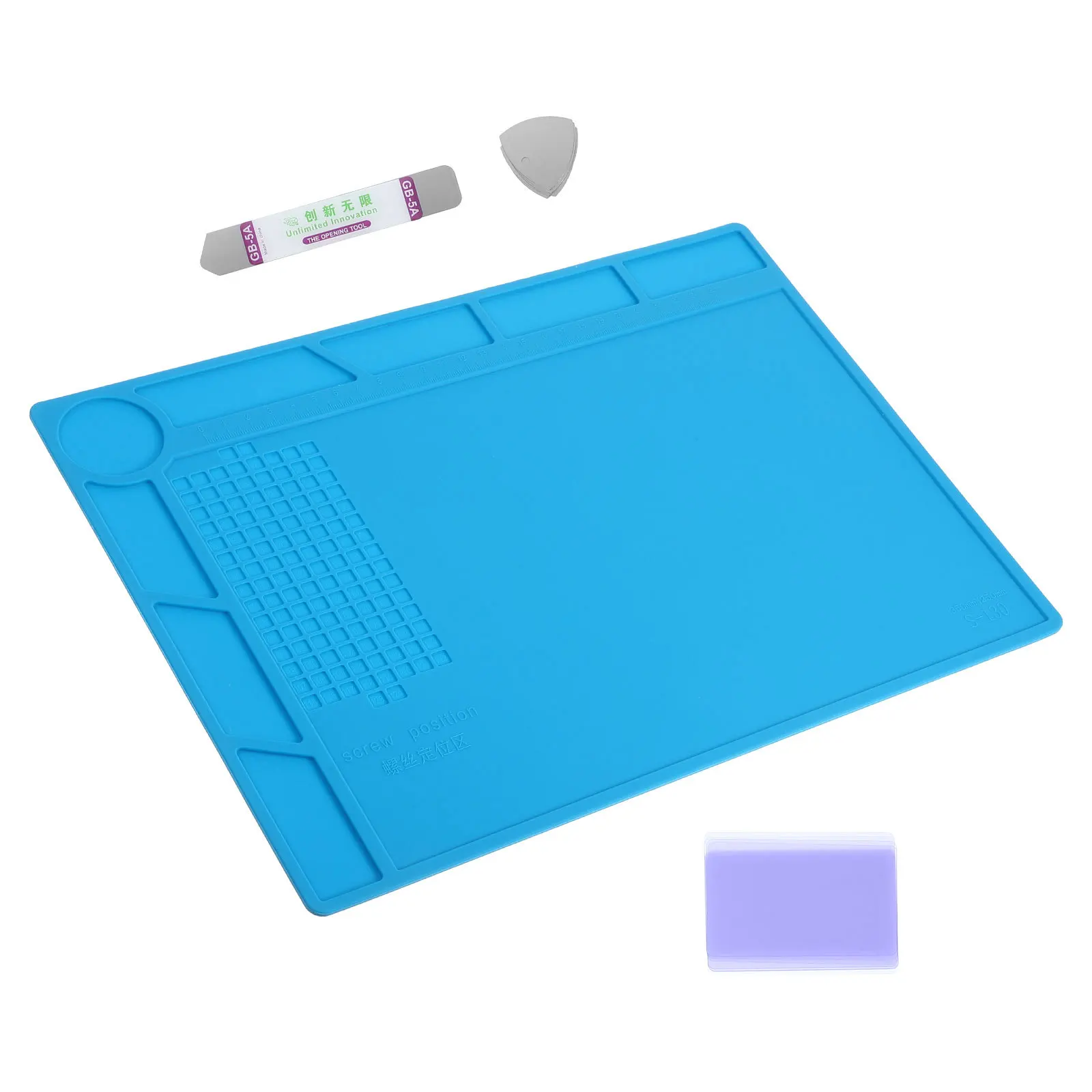 

1 set Silicone 20X30Cm Heat Insulated Protective Pad For Station Repair Workbench Soldering Tools Soldering Mat Insulated