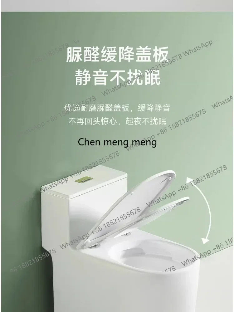 Z136Water tank glazing household toilet vortex port rear move anti-splashing large pipe full glazing toilet A12
