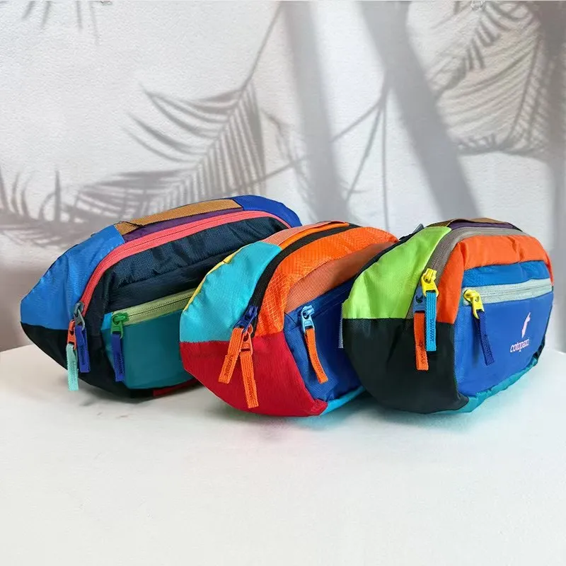 3L colorido elegante dopamina leve bolsa de cintura crossbody