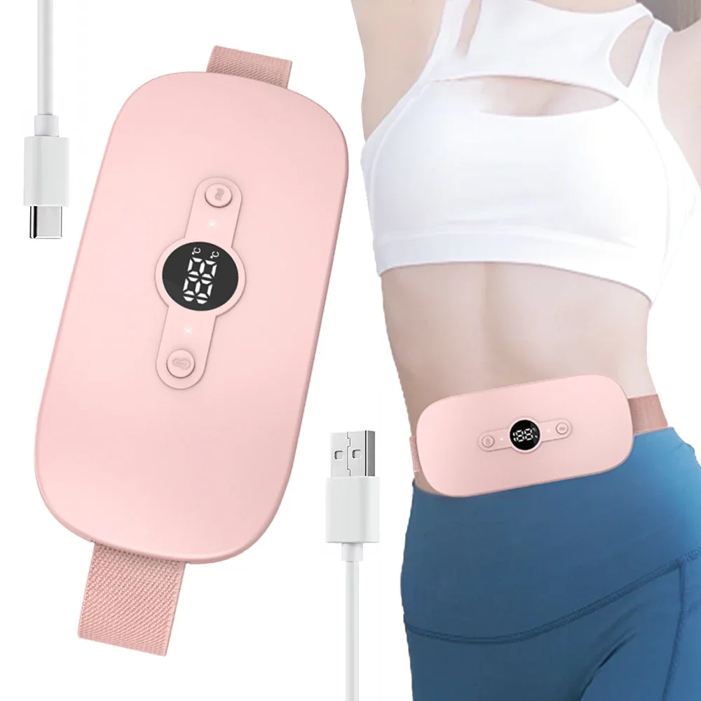 Portable Cordless Heating Pad Electric Waist Belt Device